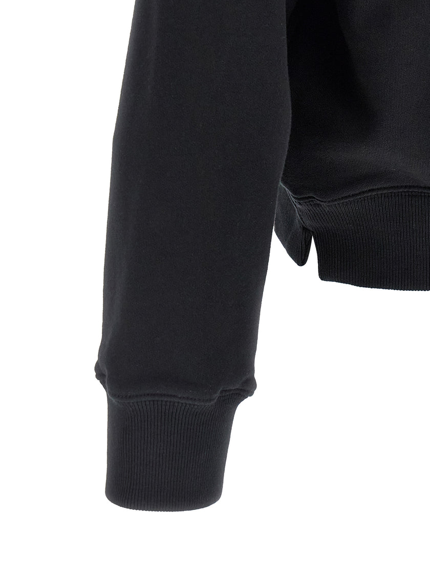 Off-White schwarzes Baumwoll-Sweatshirt