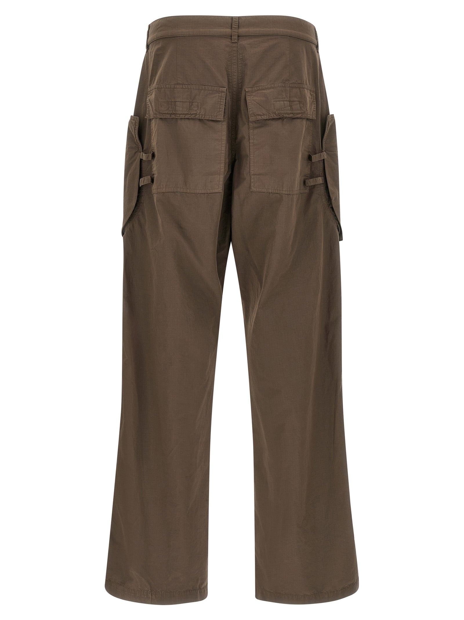 DRKSHDW Brown Cotton Cargo Trousers