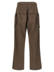 DRKSHDW Brown Cotton Cargo Trousers