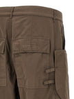 DRKSHDW Brown Cotton Cargo Trousers
