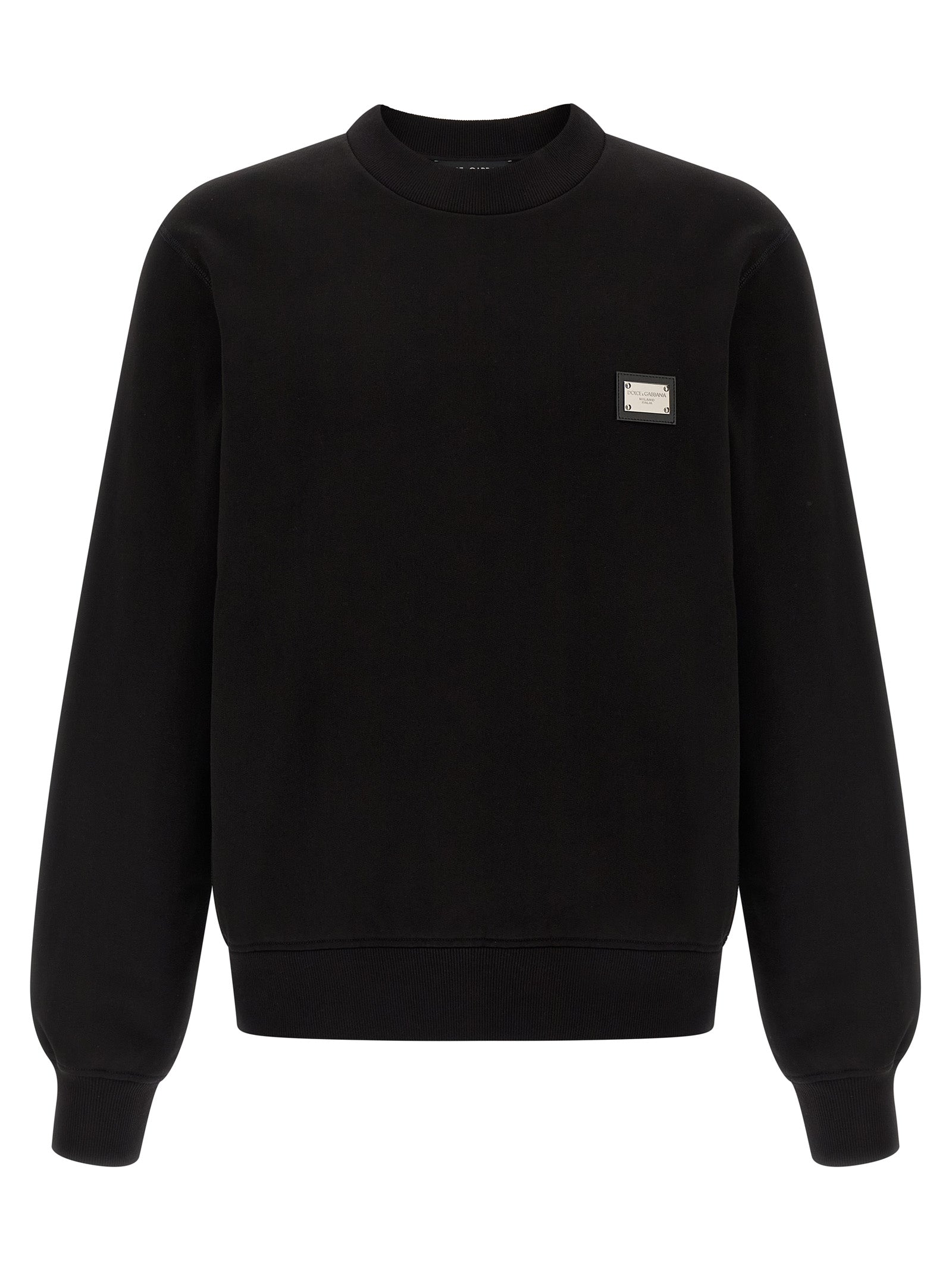 Dolce & Gabbana Schwarzes Baumwoll-Sweatshirt