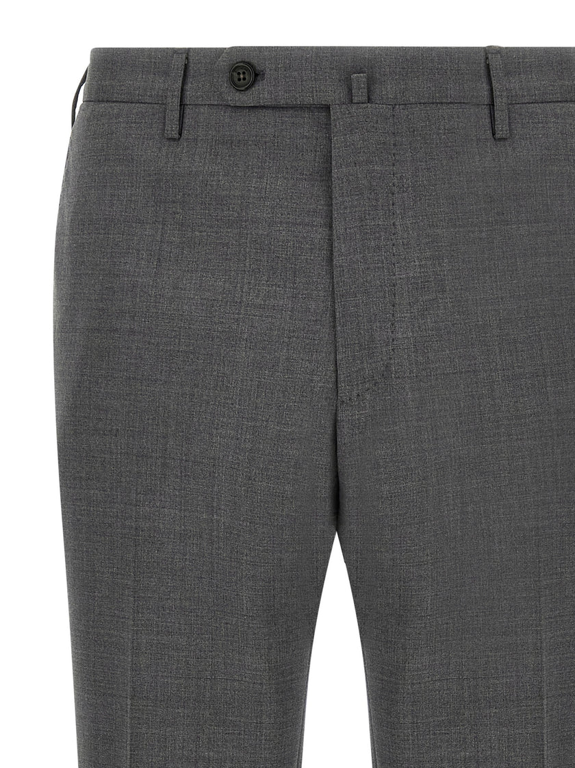 Incotex Hose aus reiner Schurwolle, Grau