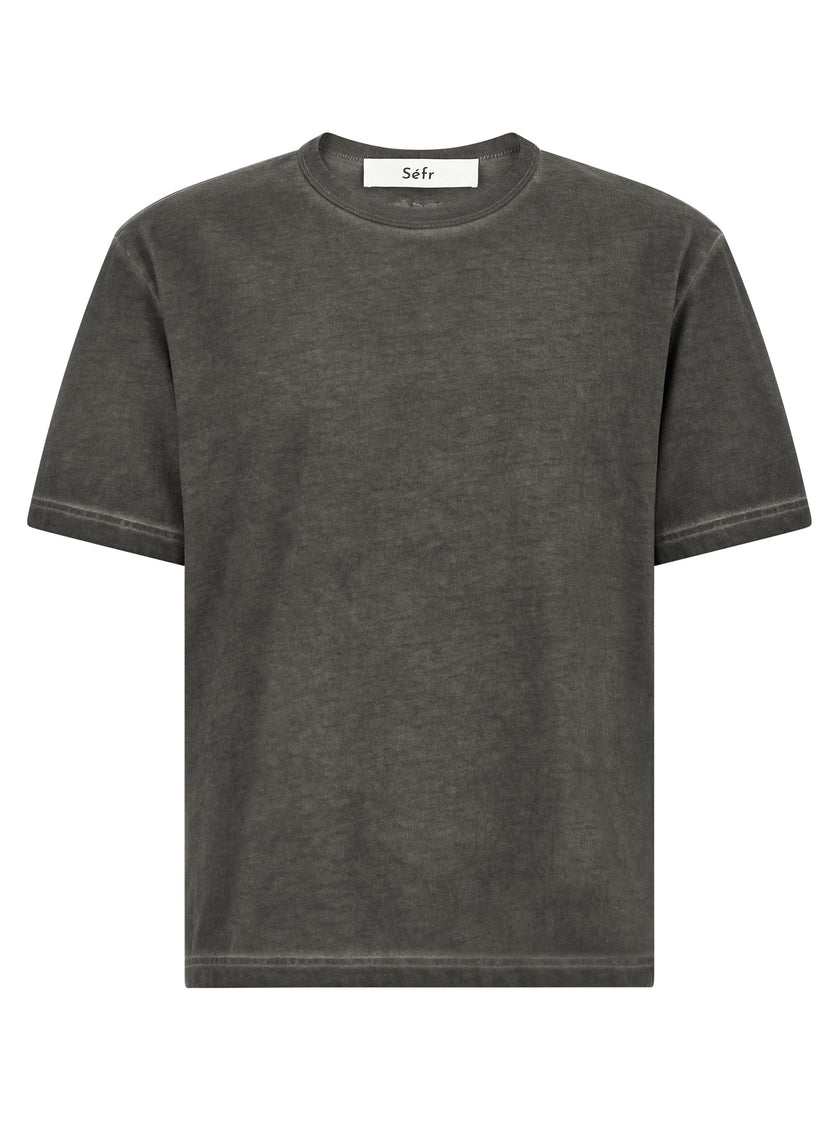SÉFR Gray Cotton T-Shirt