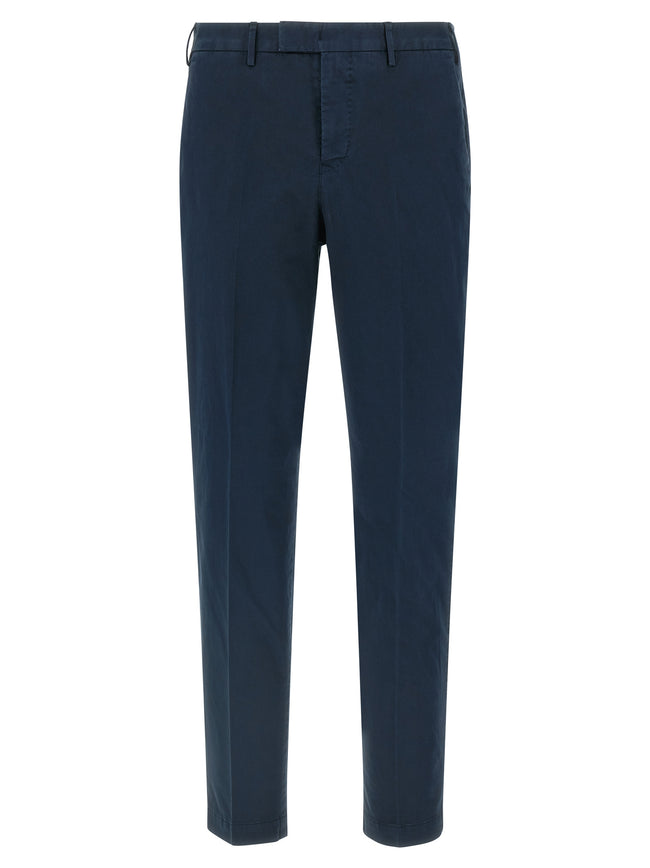 PT Torino Blaue Baumwoll-Freizeithose