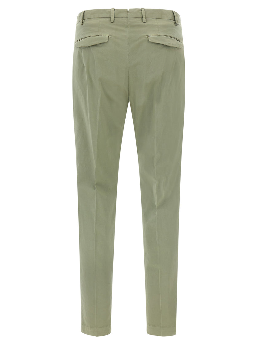 PT Torino Two-tone cotton casual trousers