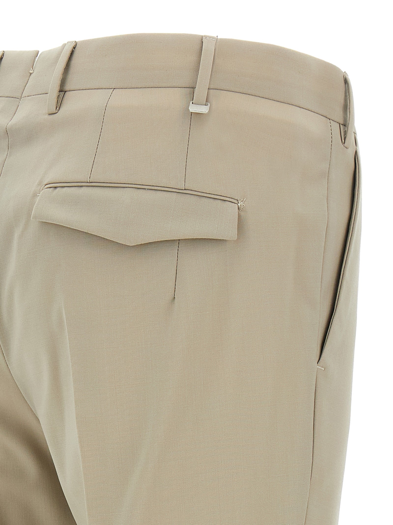 PT Torino Beige Schurwollhose