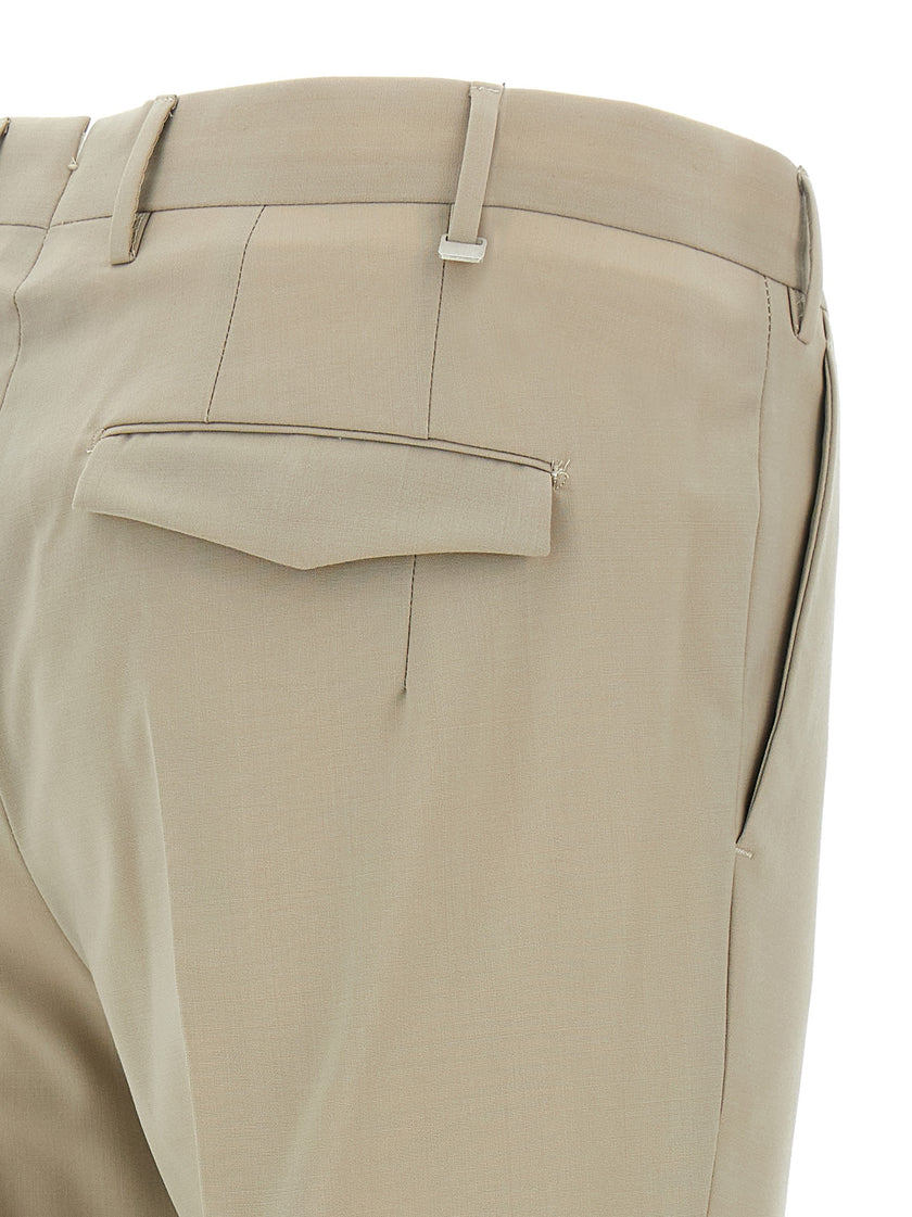 PT Torino Beige Schurwollhose