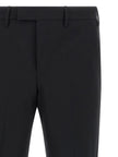 PT Torino Black Pure Virgin Wool Trousers