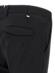 PT Torino Black Pure Virgin Wool Trousers