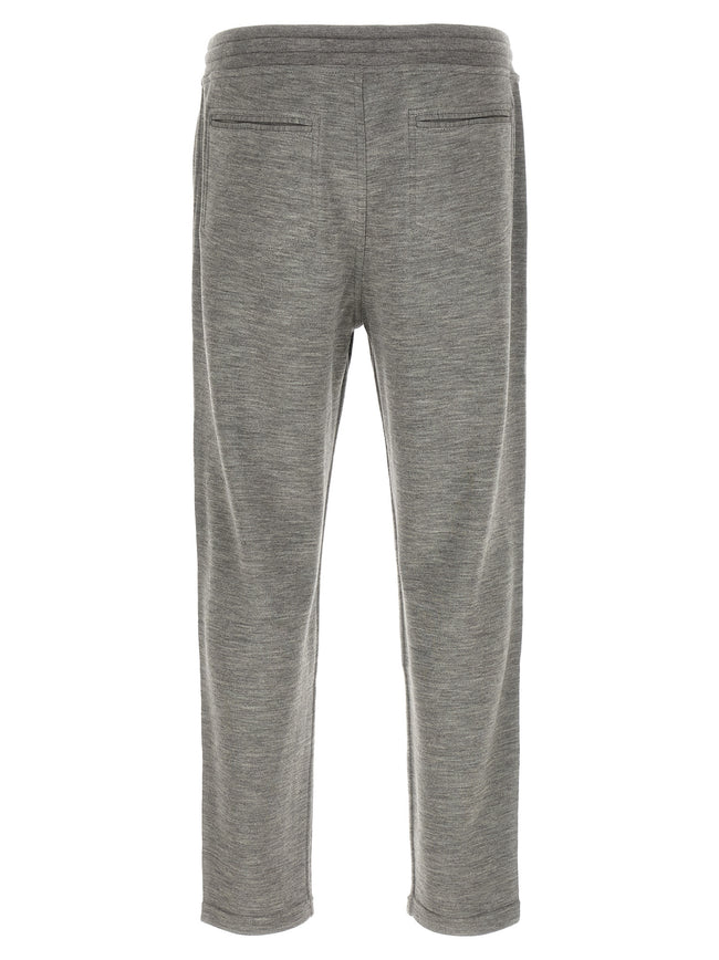 Brunello Cucinelli Graue Kaschmir-Jogginghose