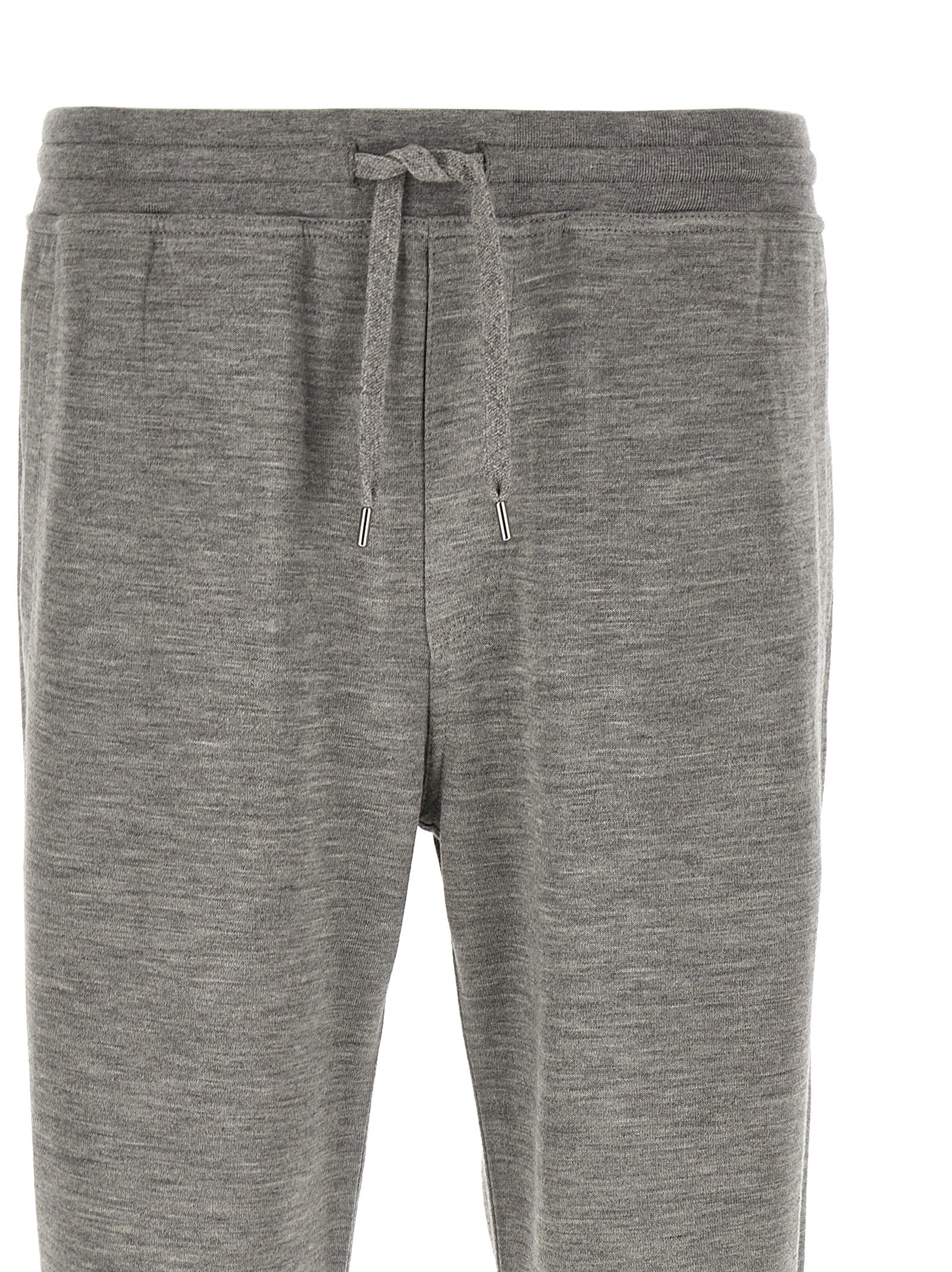Brunello Cucinelli Graue Kaschmir-Jogginghose