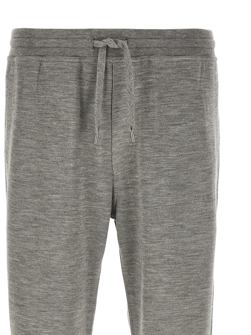Brunello Cucinelli Graue Kaschmir-Jogginghose
