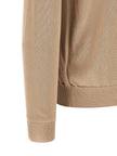 ZANONE Beigefarbene Baumwoll-Strickjacke