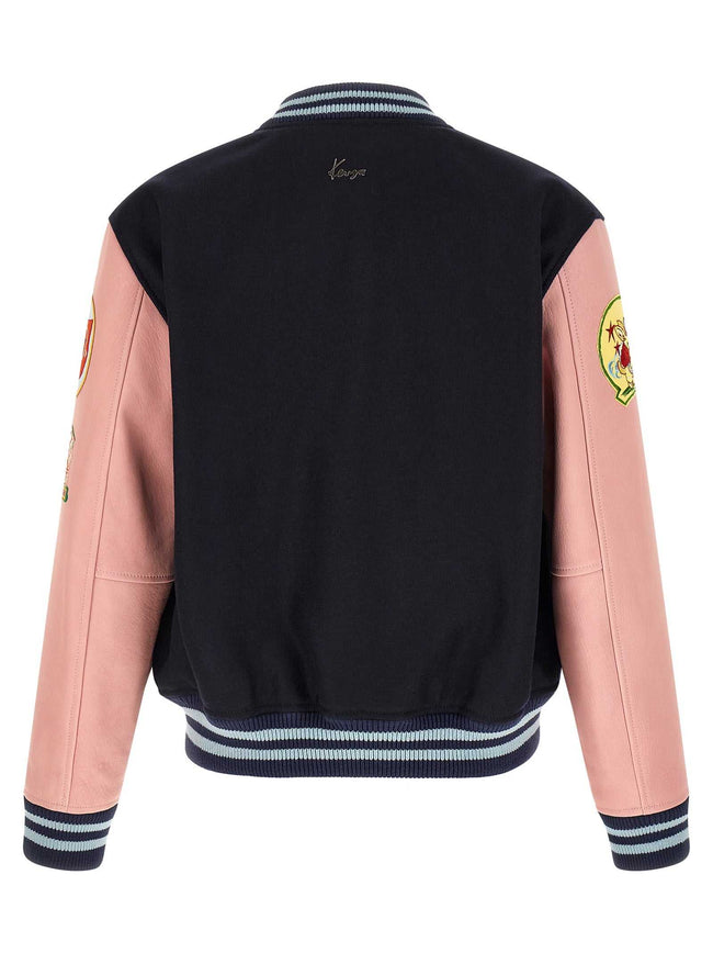 Kenzo Mehrfarbige Woll-Bomberjacke