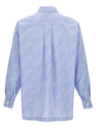 Kenzo Blue Cotton Blouse