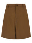 Department 5 Brown Cotton Bermuda Shorts