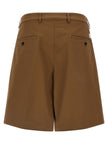 Department 5 Brown Cotton Bermuda Shorts