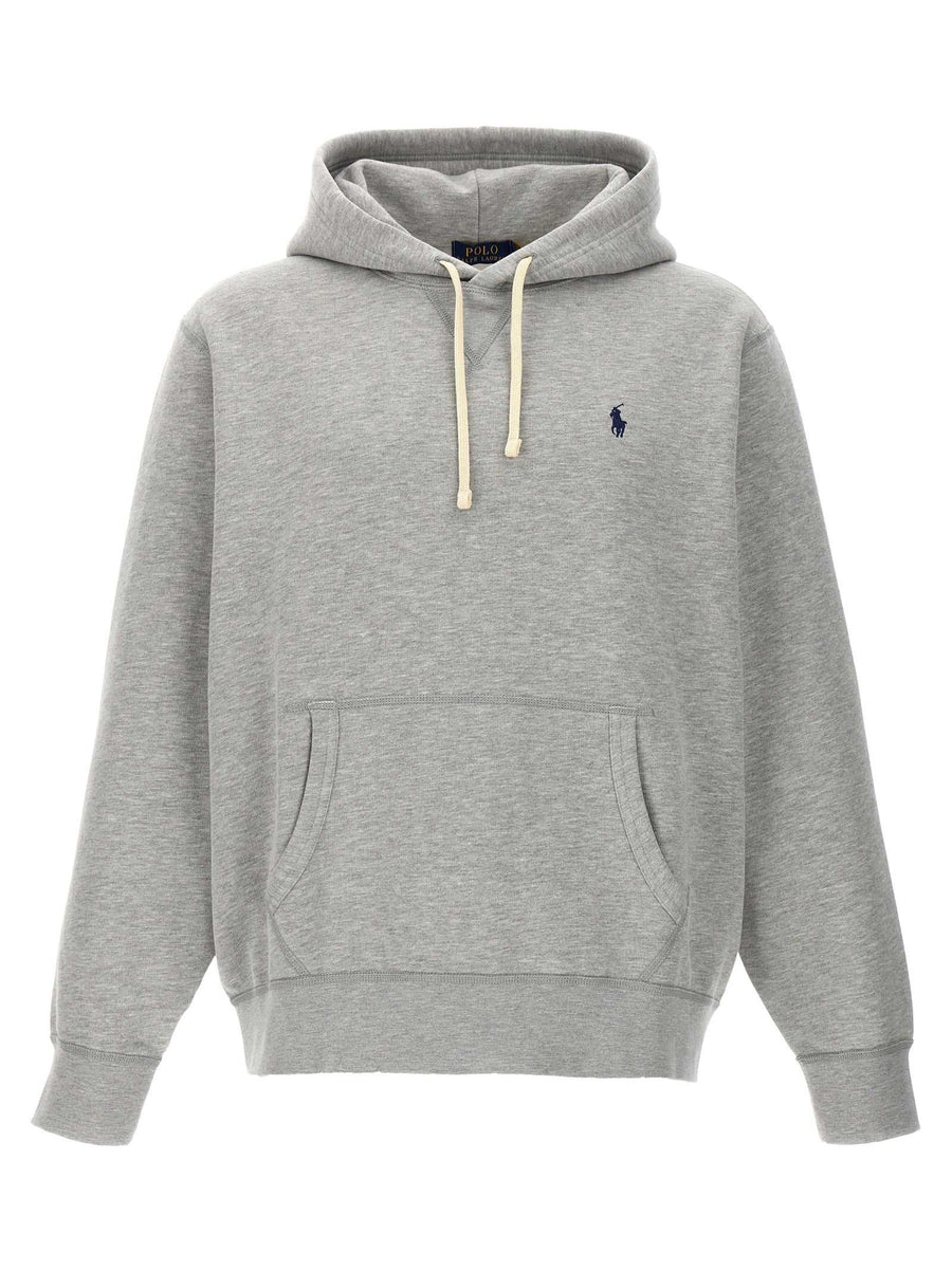 Grauer Polo Ralph Lauren Baumwollpullover in Regular Fit aus 100% Baumwolle