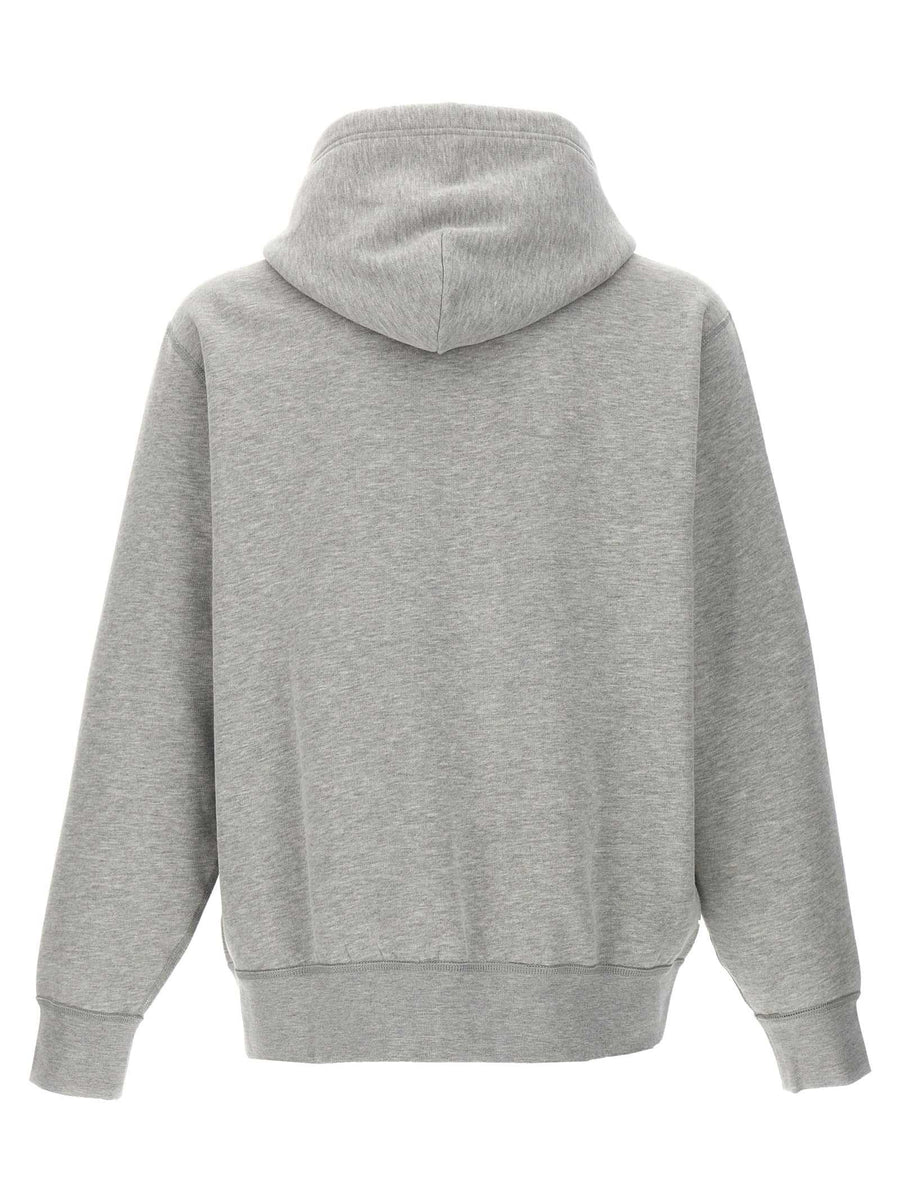 Grauer Polo Ralph Lauren Baumwollpullover im Regular Fit aus 100% Baumwolle
