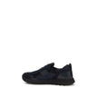 Prada Blaue Kalbsleder Bos Taurus Sportschuhe