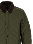 Barbour Zweifarbige, durchgehende Polyamid-Steppjacke
