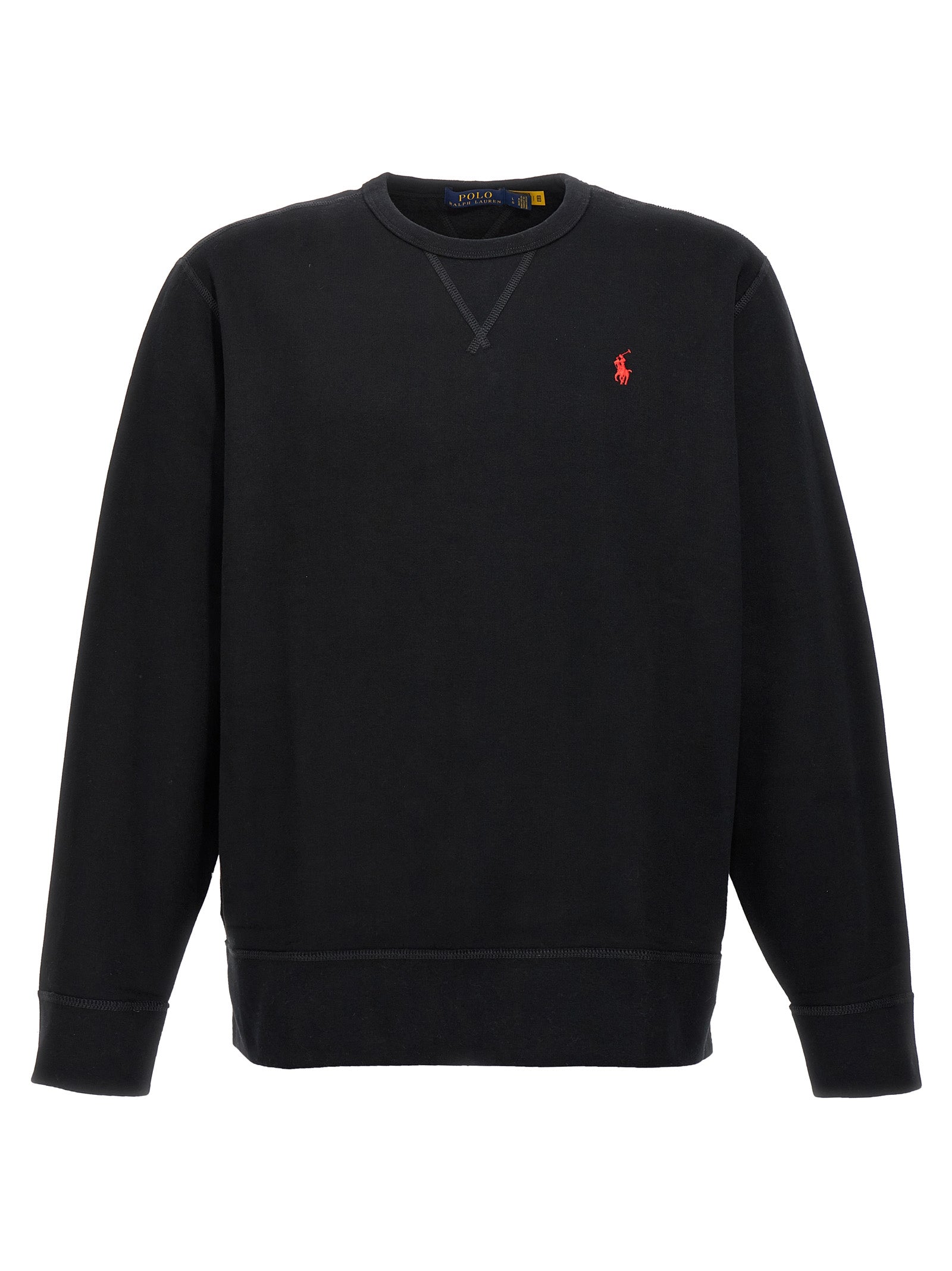 Polo Ralph Lauren Schwarzes Baumwoll-Sweatshirt
