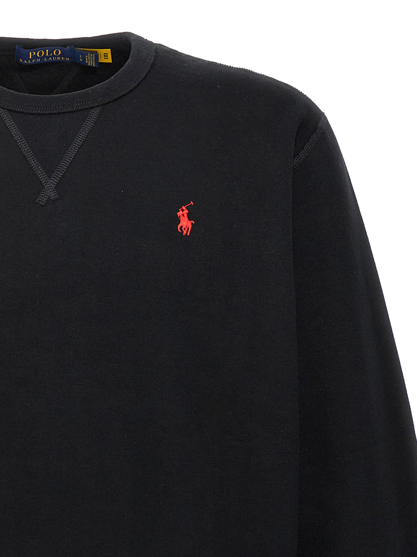 Polo Ralph Lauren Schwarzes Baumwoll-Sweatshirt
