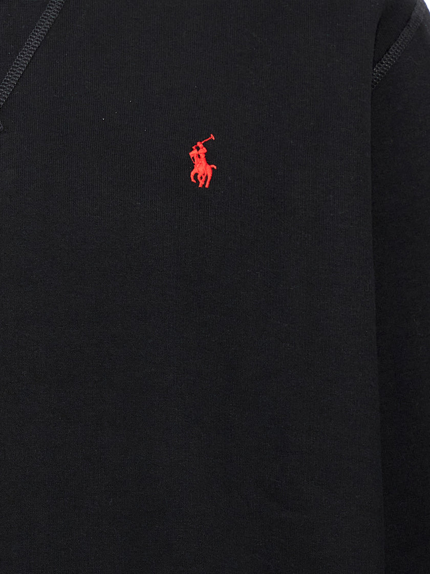 Polo Ralph Lauren Schwarzes Baumwoll-Sweatshirt