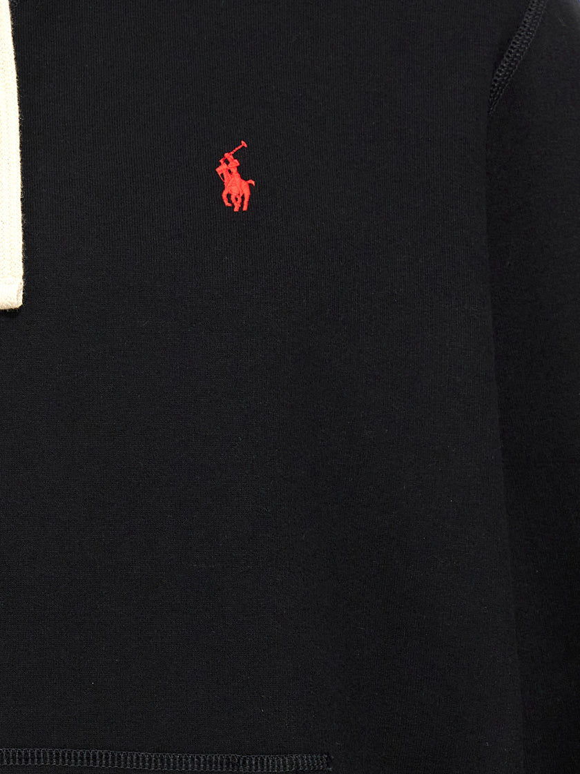 Polo Ralph Lauren Schwarzes Baumwoll-Sweatshirt