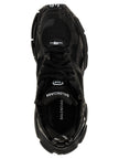 Balenciaga black polyester sneakers for sporty looks