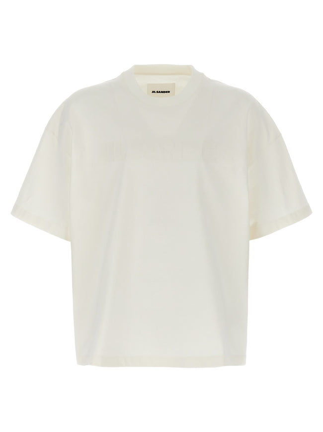 Jil Sander White Cotton T-Shirt