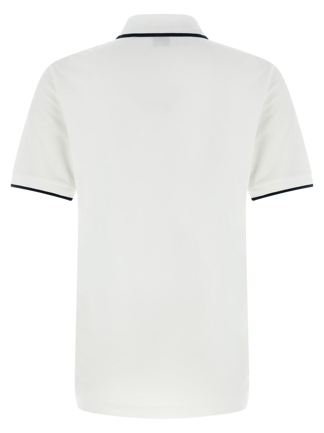 Hugo Boss weißes Baumwoll-Poloshirt