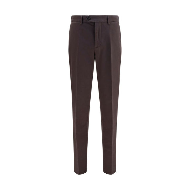 Brunello Cucinelli Braune Baumwollhose für die Freizeit