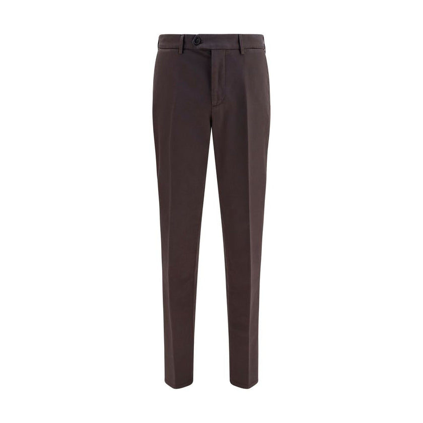 Brunello Cucinelli Braune Baumwollhose für die Freizeit