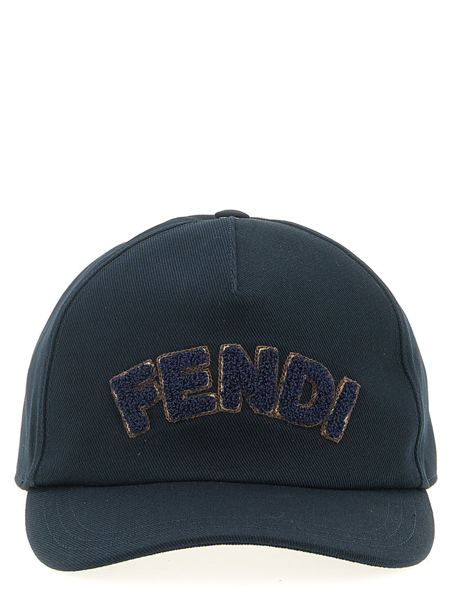 Fendi blaue Baumwollkappe