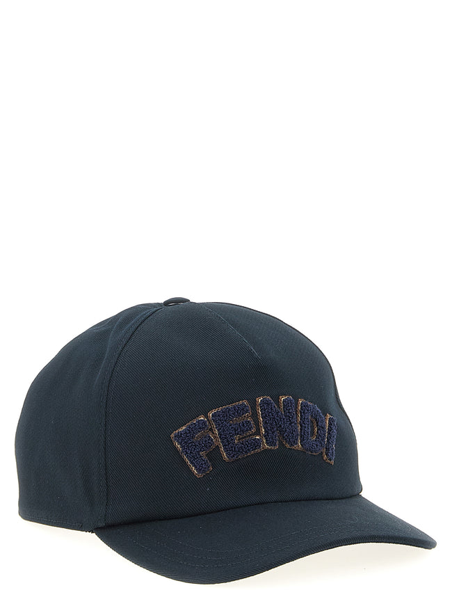 Fendi blaue Baumwollkappe