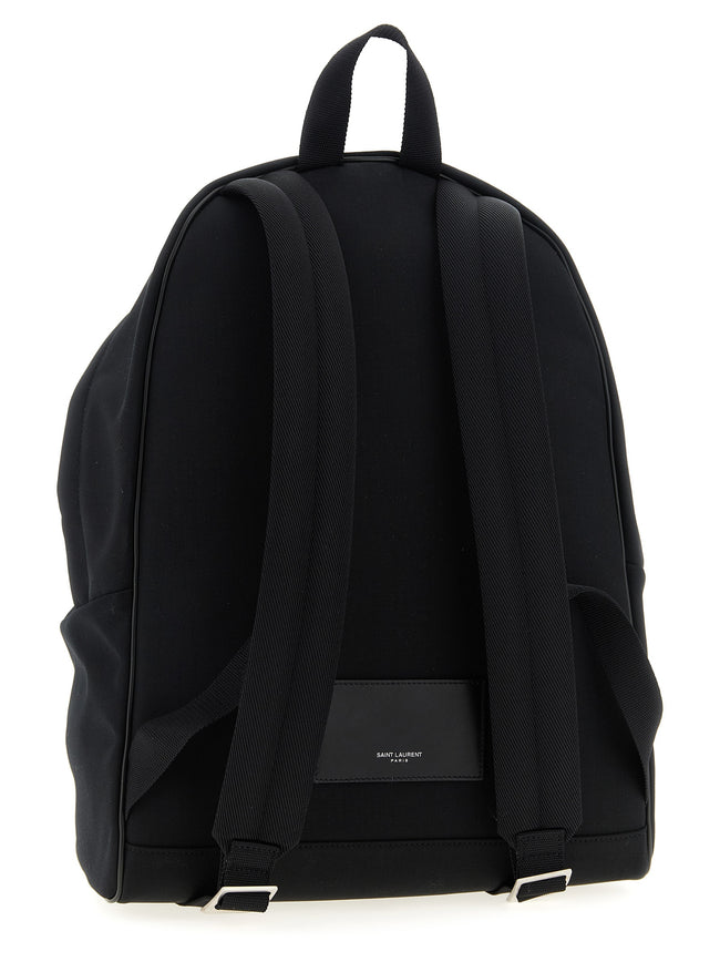 Saint Laurent Schwarzer Polyamid-Rucksack