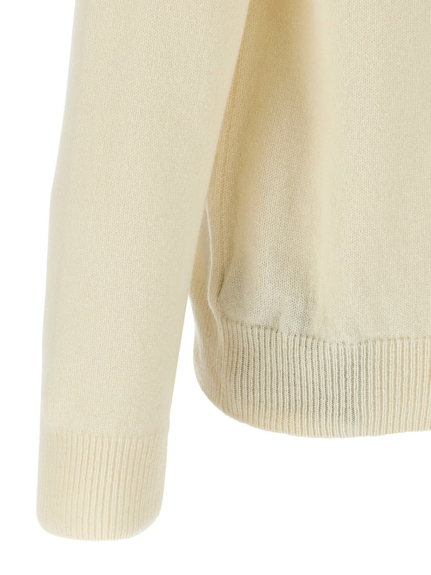ZANONE White Pure Virgin Wool Cardigan