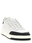 Saint Laurent Bicolor-Kalbsleder-Sneakers (niedrig)