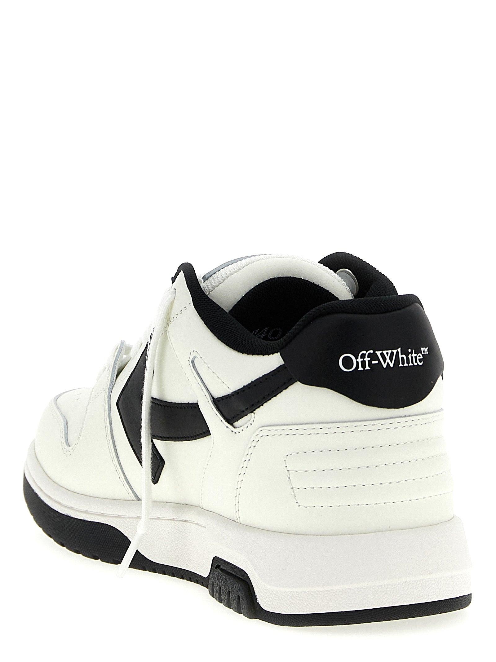 Off-White Bicolor-Sneakers aus recyceltem Polyester