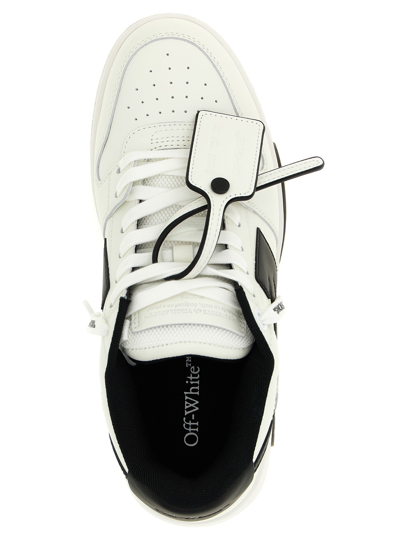 Off-White Bicolor-Sneakers aus recyceltem Polyester