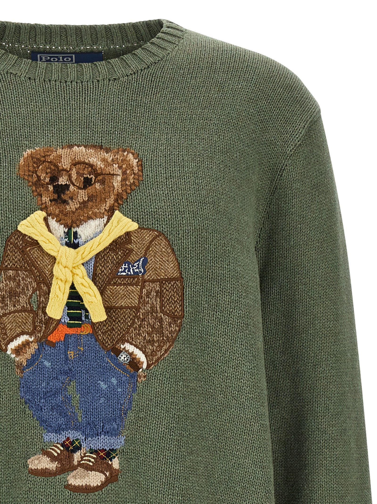 Polo Ralph Lauren zweifarbiger Baumwoll-Cardigan