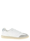 Versace Weiße Low-Top-Sneaker aus Kalbsleder