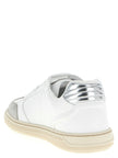 Versace Weiße Low-Top-Sneaker aus Kalbsleder