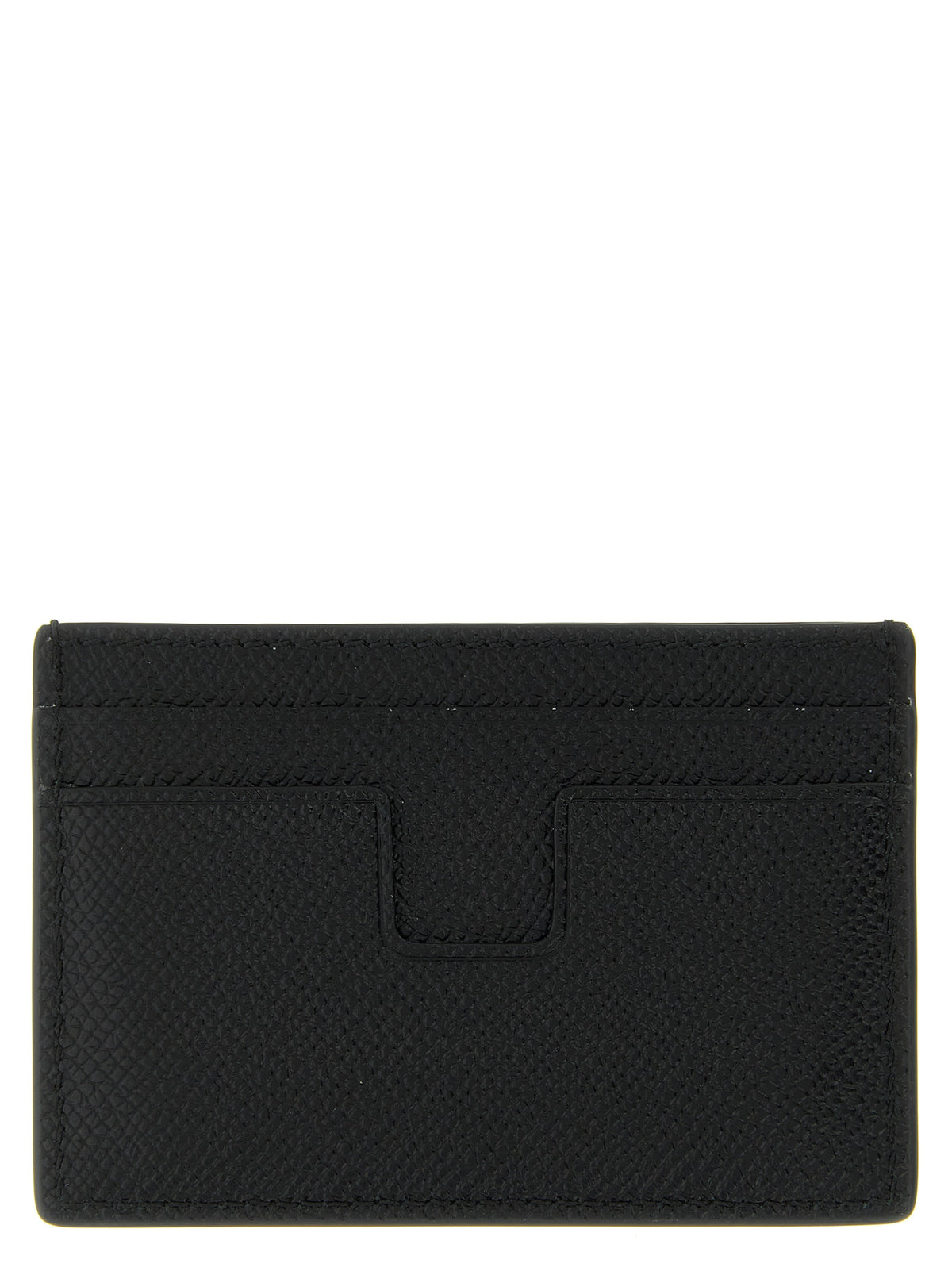 Tom Ford Schwarzer Kalbsleder-Kartenetui