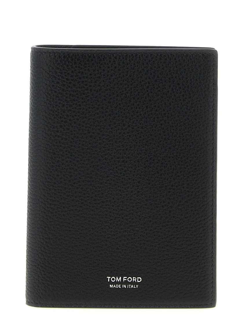 Tom Ford Schwarzes Kalbsleder-Portemonnaie