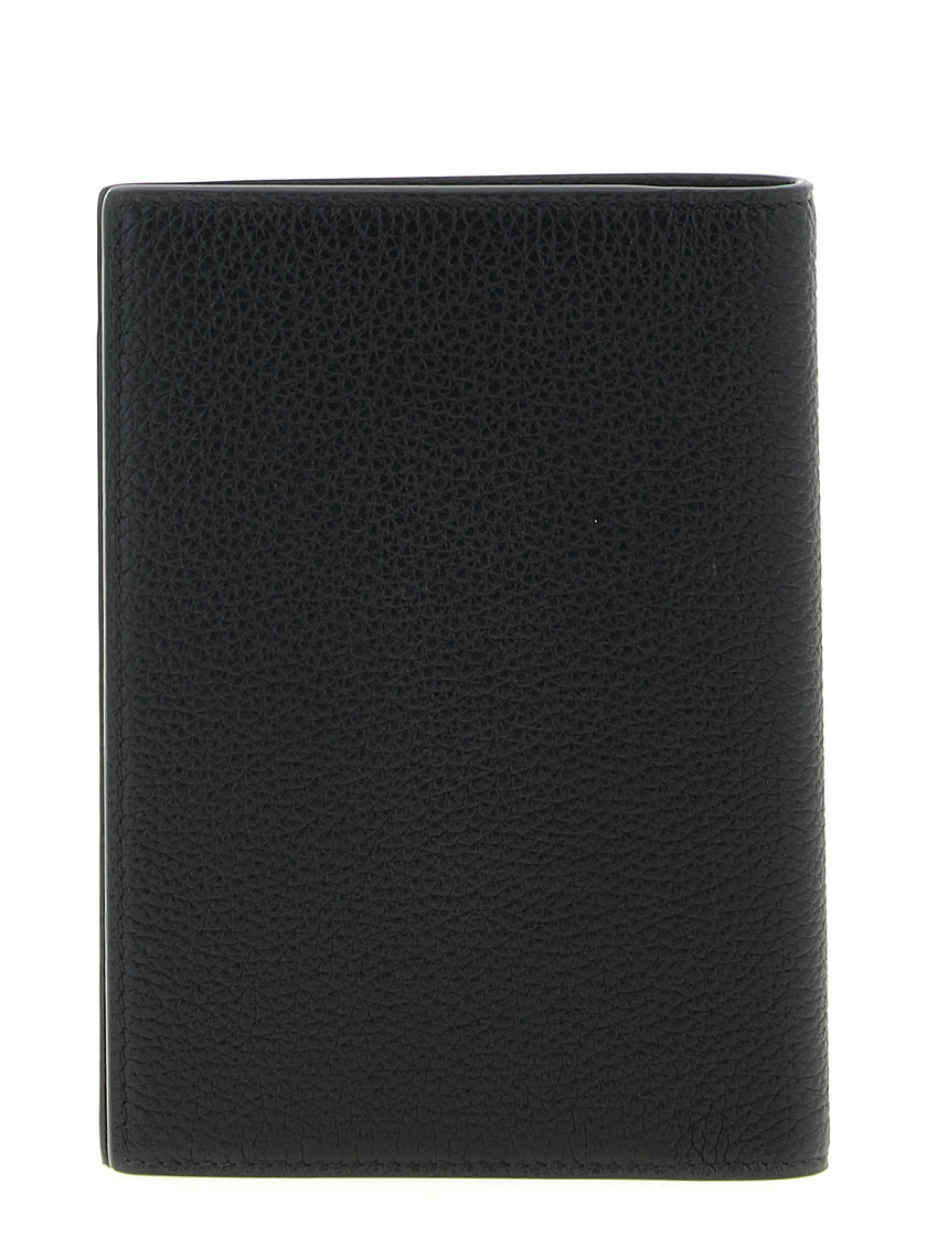 Tom Ford Schwarzes Kalbsleder-Portemonnaie