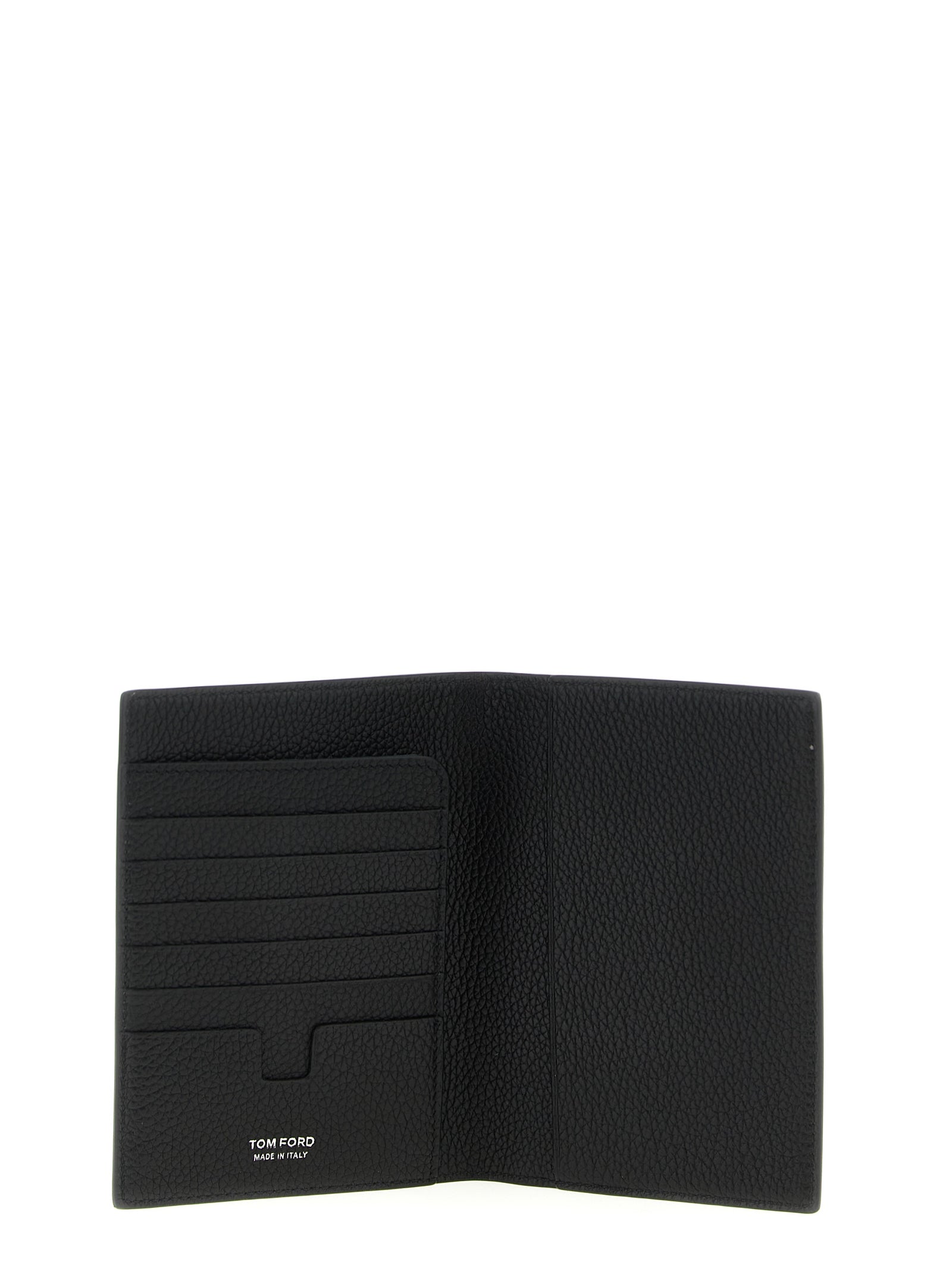 Tom Ford Schwarzes Kalbsleder-Portemonnaie