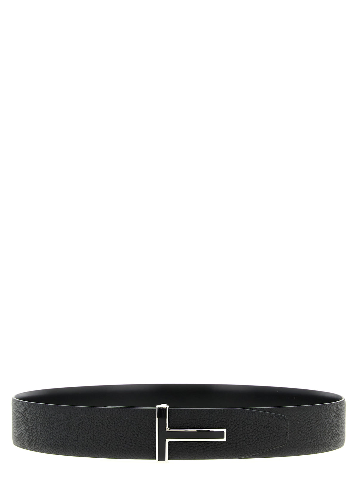 Tom Ford Black Calfskin Belt Regular