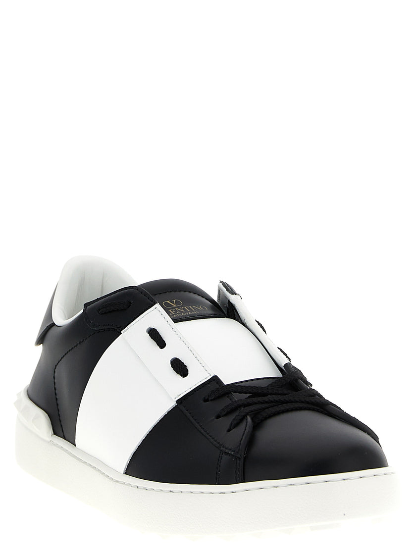 Valentino Garavani Bicolor-Sneakers aus Kalbsleder